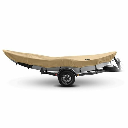 EEVELLE Boat Cover DRIft BOAT, Outboard Fits 20ft L up to 96in W Khaki WSDFT2096B-KHA